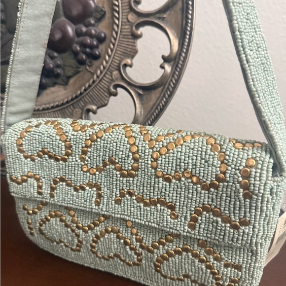 Anthropologie beaded bag/ clutch/ shoulder bag - Picture 5 of 10